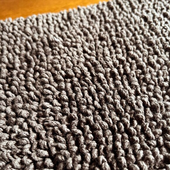 Pottery Barn small brown organic bath mat - Picture 5 of 11